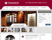 Tablet Screenshot of consultinginmobiliaria.com